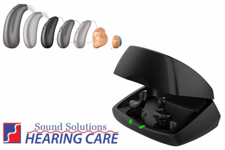 a selection of various hearing aids